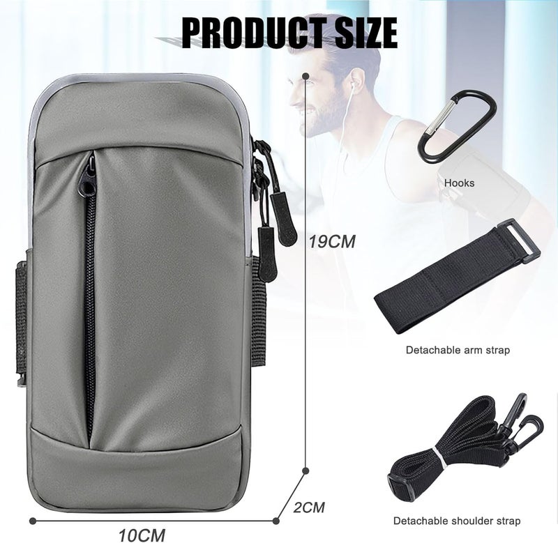 AiScrofa Phone Holder Arm Bands for Running Armband Small Crossbody Bags for Women Kids,iPhone 15 14 13 12 11 Pro Max Xs Xr X 6 7 8 Plus SE Mini Galaxy Ultra Edge S24 S23 Note - Image 4
